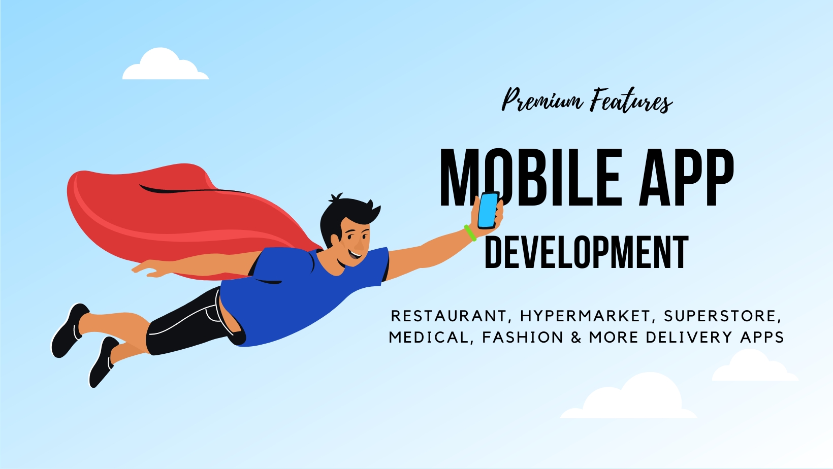 Mobile App Development Illustrated Facebook Cover